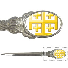 Arms Of The Kingdom Of Jerusalem Letter Opener by abbeyz71