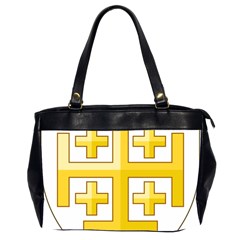 Arms Of The Kingdom Of Jerusalem Oversize Office Handbag (2 Sides) by abbeyz71