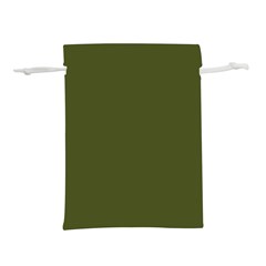 Army Green Solid Color Lightweight Drawstring Pouch (s) by SpinnyChairDesigns