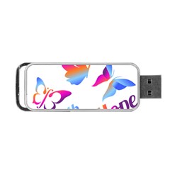 Strength Courage Hope Butterflies Portable Usb Flash (two Sides) by CHeartDesigns