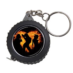 Shadow Heart Love Flame Girl Sexy Pose Measuring Tape by HermanTelo