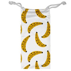 Banana Fruit Yellow Summer Jewelry Bag by Mariart