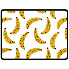 Banana Fruit Yellow Summer Fleece Blanket (large) 