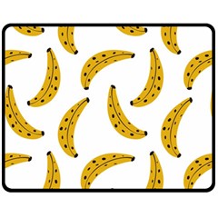 Banana Fruit Yellow Summer Fleece Blanket (medium) 