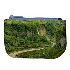 Amazonia Landscape, Banos, Ecuador Large Coin Purse by dflcprintsclothing