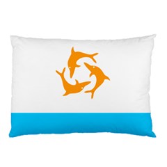 Flag Of Anguilla, 1967-1969) Pillow Case by abbeyz71