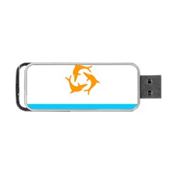 Flag Of Anguilla, 1967-1969) Portable Usb Flash (one Side) by abbeyz71