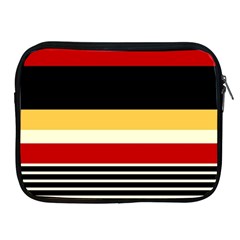 Contrast Yellow With Red Apple Ipad 2/3/4 Zipper Cases