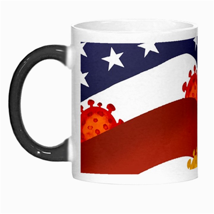 Flage Save Usa Corona Morph Mugs