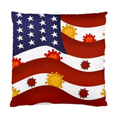 Flage Save Usa Corona Standard Cushion Case (two Sides) by HermanTelo