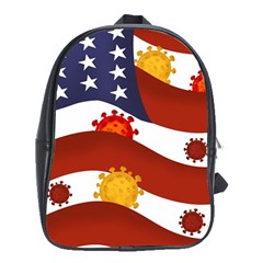Flage Save Usa Corona School Bag (xl)