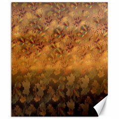 Fall Leaves Gradient Small Canvas 8  X 10  by Abe731