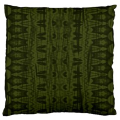 Army Green Color Batik Standard Flano Cushion Case (two Sides) by SpinnyChairDesigns