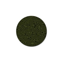 Army Green And Black Stripe Camo Golf Ball Marker (4 Pack) by SpinnyChairDesigns