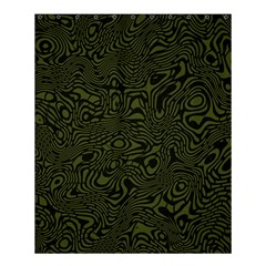 Army Green And Black Stripe Camo Shower Curtain 60  X 72  (medium)  by SpinnyChairDesigns