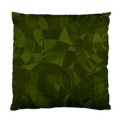 Army Green Color Pattern Standard Cushion Case (one Side) by SpinnyChairDesigns