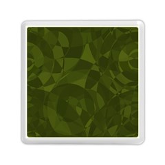 Army Green Color Pattern Memory Card Reader (square) by SpinnyChairDesigns