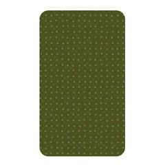 Army Green Color Polka Dots Memory Card Reader (rectangular) by SpinnyChairDesigns