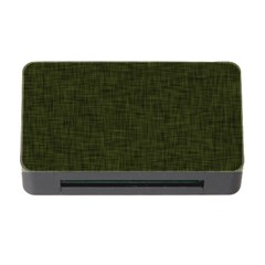 Army Green Texture Memory Card Reader With Cf by SpinnyChairDesigns