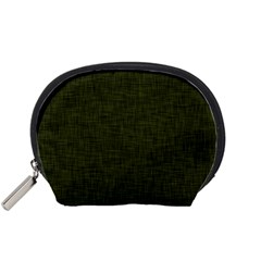 Army Green Texture Accessory Pouch (small) by SpinnyChairDesigns