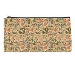 Folk Tree Fabric Background Large Pencil Case by Abe731