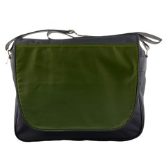 Army Green Color Ombre Messenger Bag by SpinnyChairDesigns