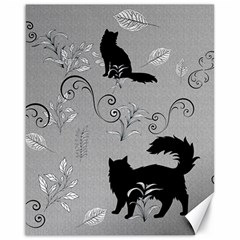 Grey Cats Design  Canvas 16  X 20 