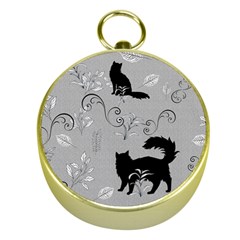 Grey Cats Design  Gold Compasses