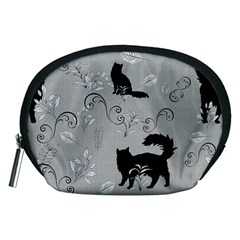 Grey Cats Design  Accessory Pouch (medium)
