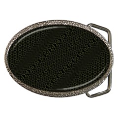 Army Green and Black Netting Belt Buckles