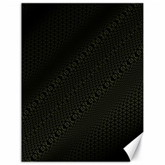 Army Green and Black Netting Canvas 18  x 24 