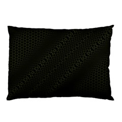 Army Green and Black Netting Pillow Case