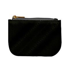 Army Green and Black Netting Mini Coin Purse