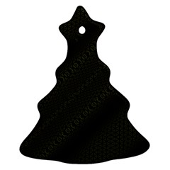 Army Green and Black Netting Ornament (Christmas Tree) 