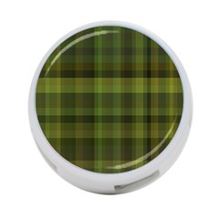 Army Green Color Plaid 4-port Usb Hub (one Side) by SpinnyChairDesigns