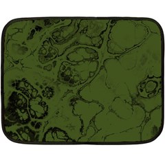 Amy Green Color Grunge Fleece Blanket (mini) by SpinnyChairDesigns