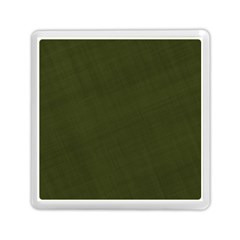 Army Green Color Texture Memory Card Reader (square) by SpinnyChairDesigns
