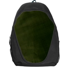 Army Green Color Texture Backpack Bag by SpinnyChairDesigns