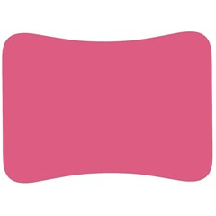 True Blush Pink Color Velour Seat Head Rest Cushion by SpinnyChairDesigns
