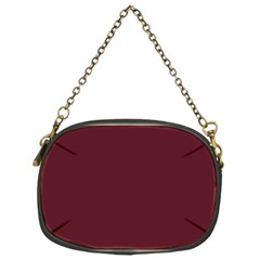 True Burgundy Color Chain Purse (one Side)