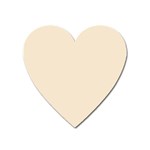 True Champagne Color Heart Magnet Front