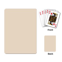 True Champagne Color Playing Cards Single Design (rectangle) by SpinnyChairDesigns