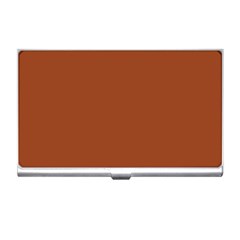 True Cinnamon Color Business Card Holder