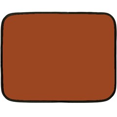 True Cinnamon Color Fleece Blanket (mini) by SpinnyChairDesigns