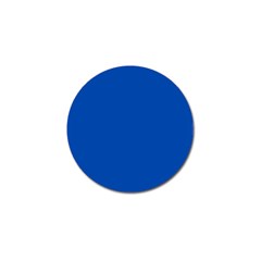 True Cobalt Blue Color Golf Ball Marker by SpinnyChairDesigns