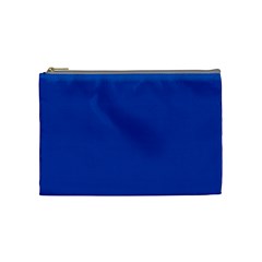 True Cobalt Blue Color Cosmetic Bag (medium) by SpinnyChairDesigns