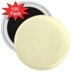 True Cream Color 3  Magnets (100 Pack) by SpinnyChairDesigns