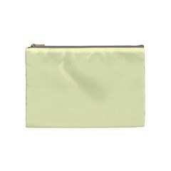True Cream Color Cosmetic Bag (medium) by SpinnyChairDesigns