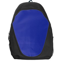 Dark Slate Blue Color Backpack Bag by SpinnyChairDesigns