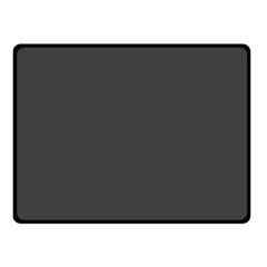 Dark Slate Grey Color Fleece Blanket (small) by SpinnyChairDesigns